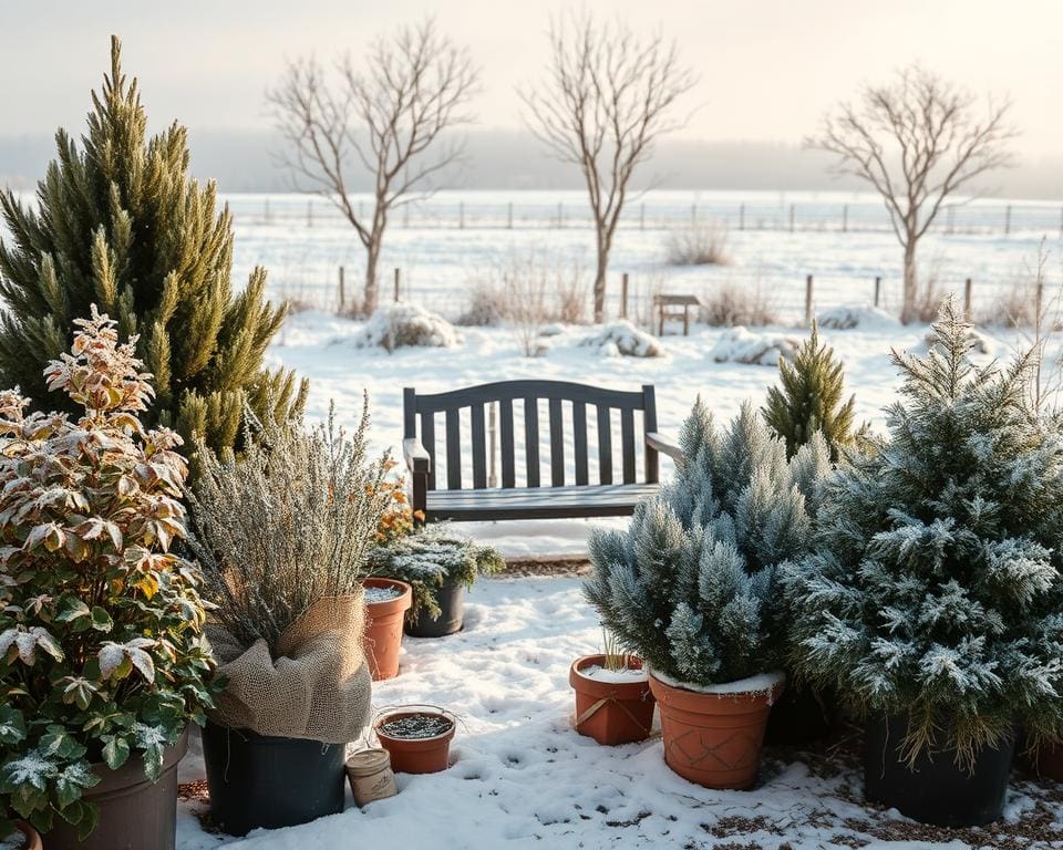 Wie schütze ich meinen Garten im Winter?