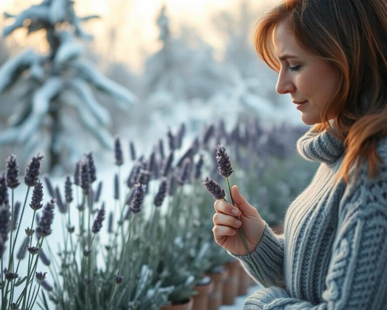 Kann man Lavendel im Winter draußen lassen?