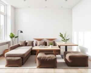 Multifunktionale Möbel für minimalistische Wohnungen