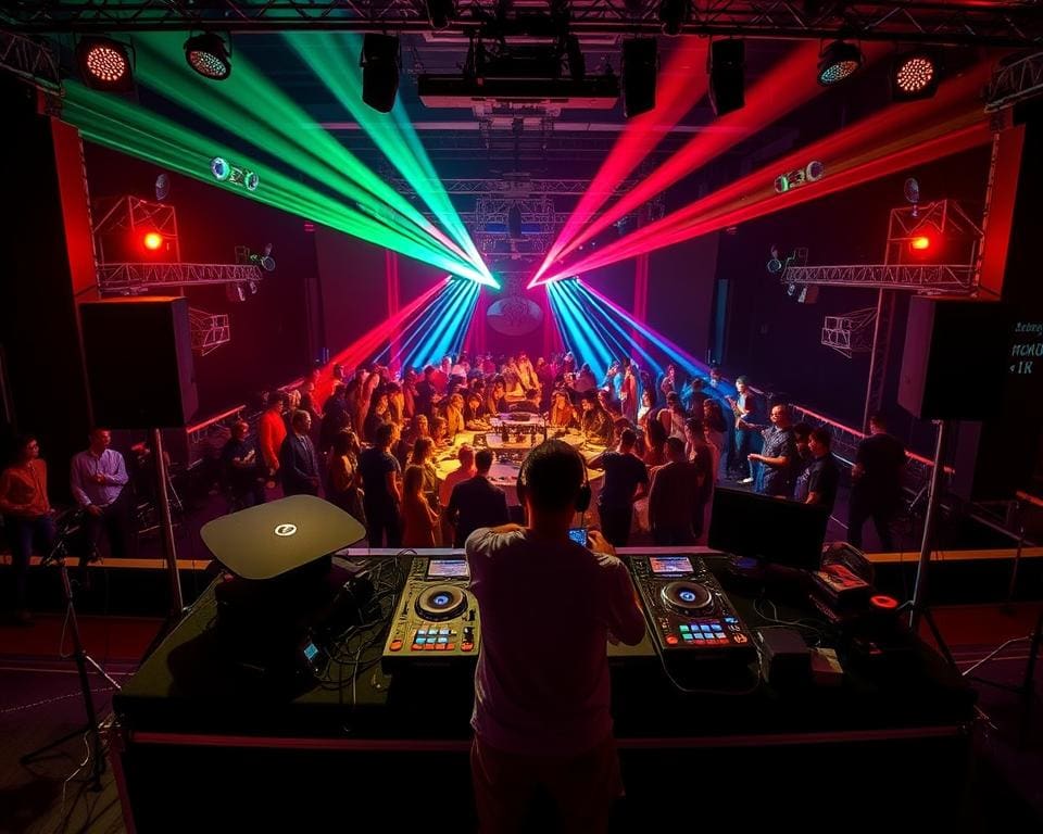 Professioneller DJ-Service mit Ton- und Lichttechnik