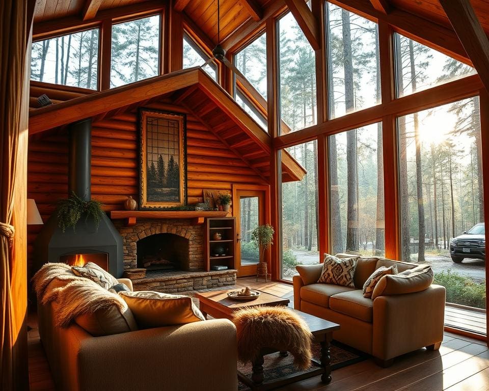 Wohnkomfort in gedämmten Holzhaus