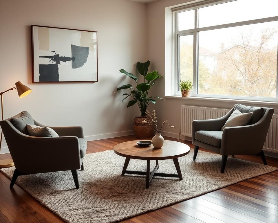 Funktionale Möbel für ein Wohnzimmer ohne Sofa