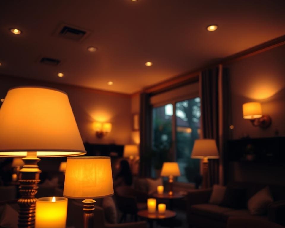 Lichtquellen in Innenräumen