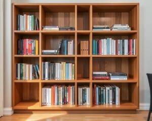 Was sind platzsparende Lösungen für Bücherregale?