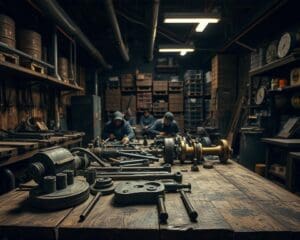 Was sind typische Texturen im Industrial Look?