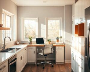 Wie gestaltest du ein Homeoffice in der Küche?