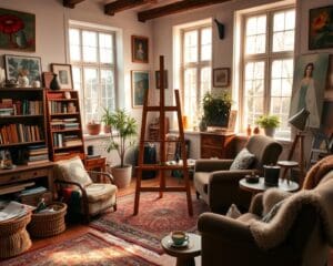 Wie richtest du ein Atelier wohnlich ein?