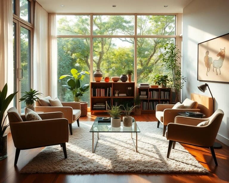Wie richtest du ein Wohnzimmer ohne Sofa ein?
