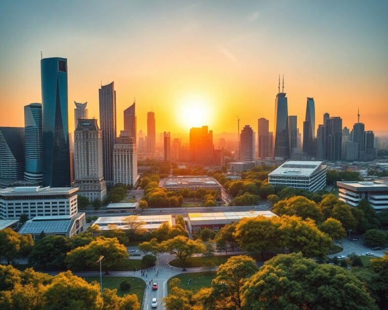 Wie schafft CleanTech ein klimaneutrales Stadtbild?