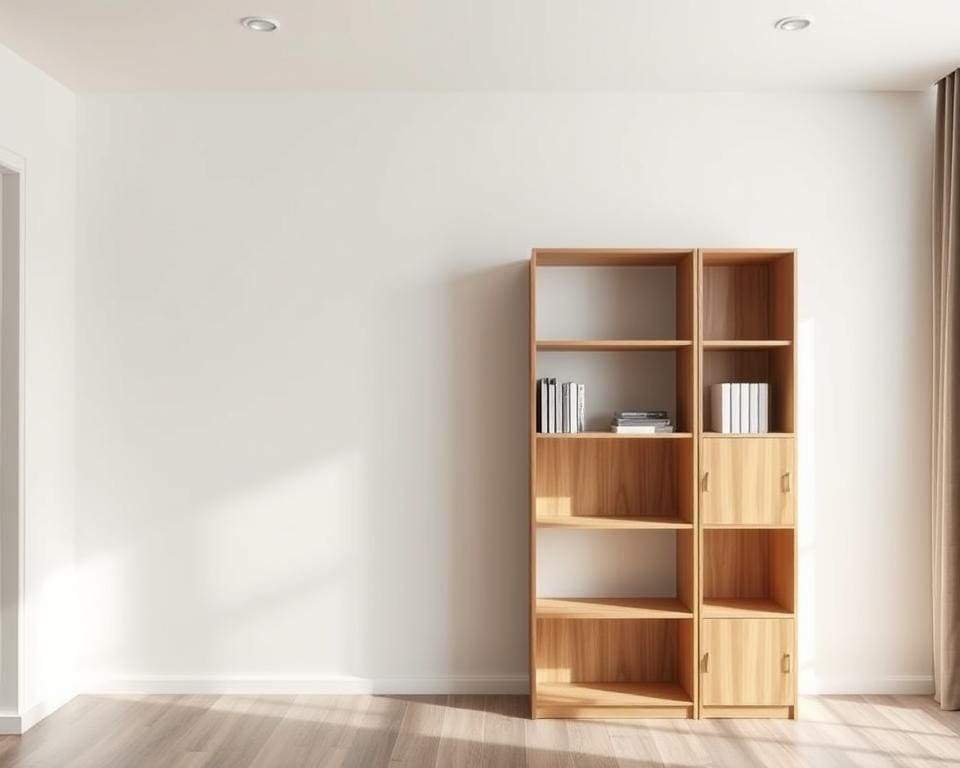 platzsparendes Bücherregal