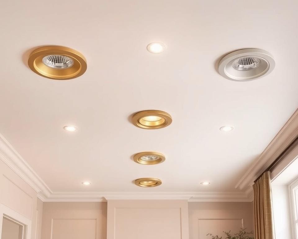 trendige Designoptionen für Deckeneinbaulampen