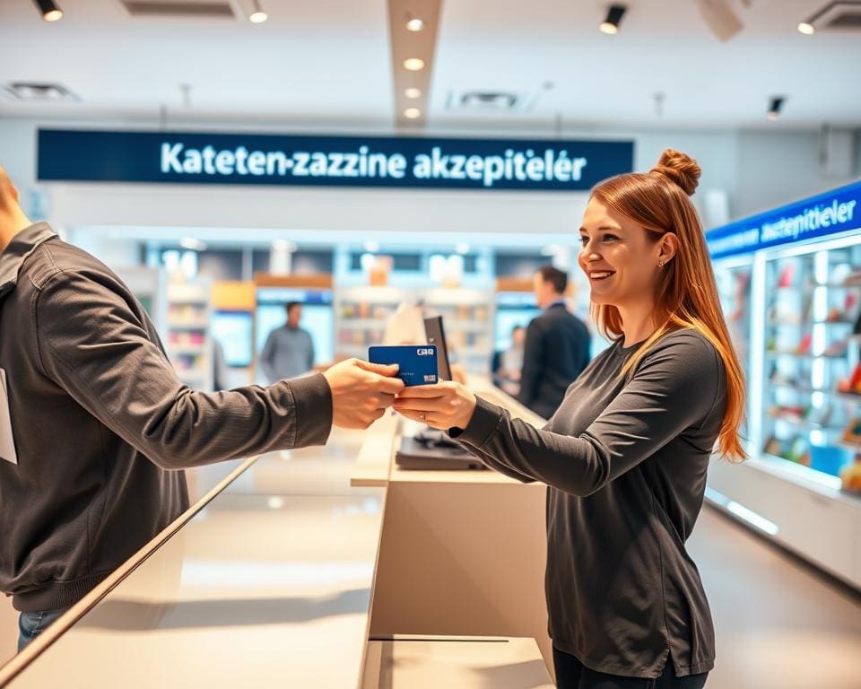 Kartenzahlung im Geschäft akzeptieren