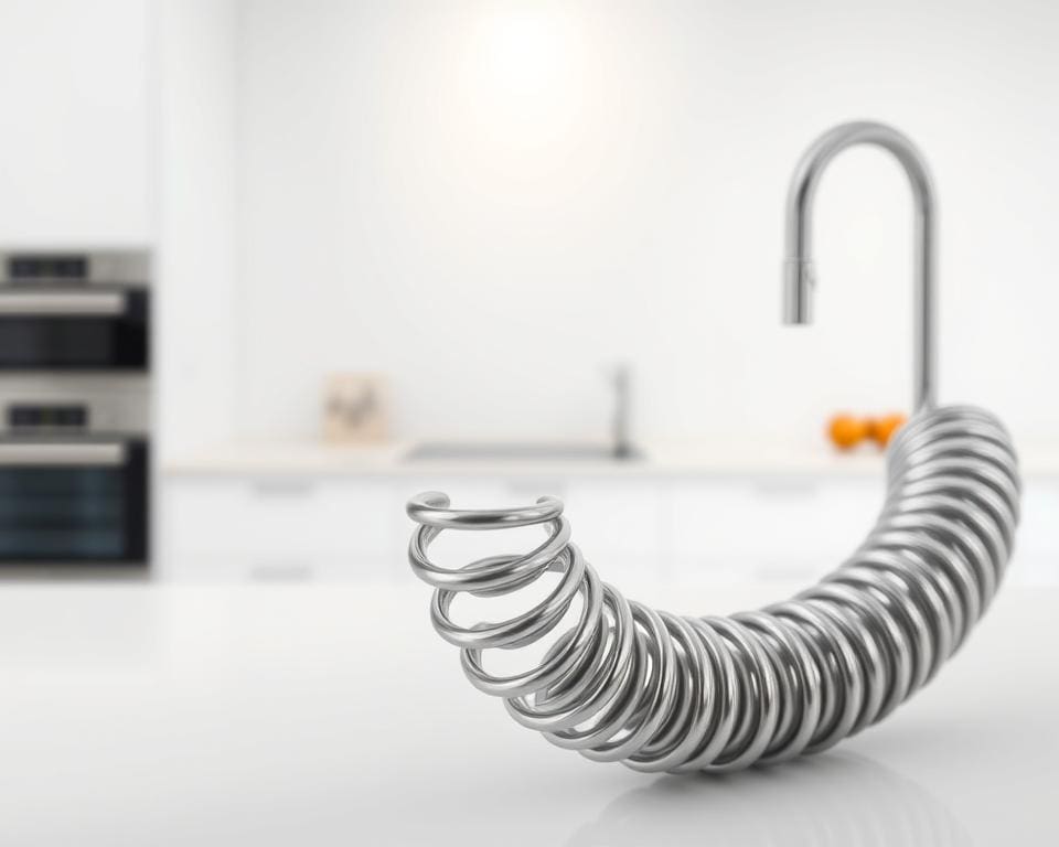 Rohrspirale für Anwendungen in Badezimmer und Küche