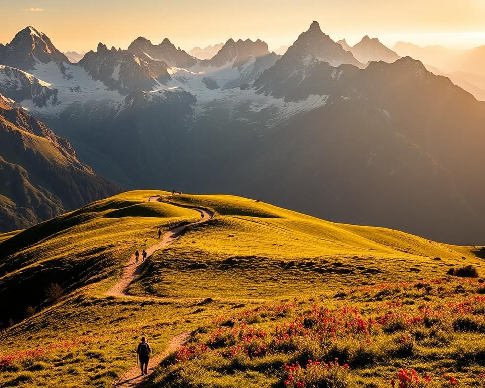 Beste Wanderwege in den Alpen