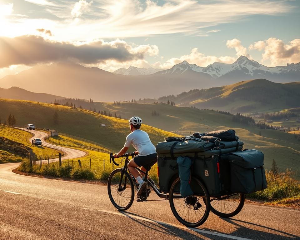 Fahrradtouren mit Anhänger in der Schweiz