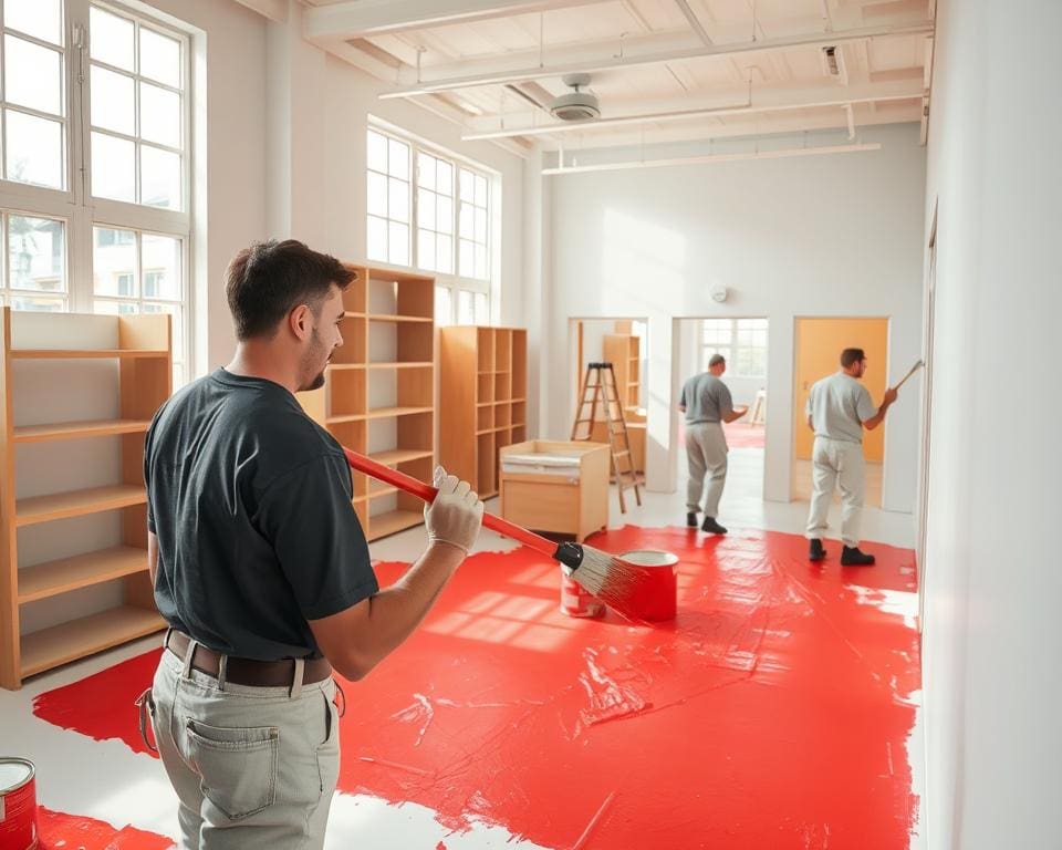 Farbgestaltung beim Streichen