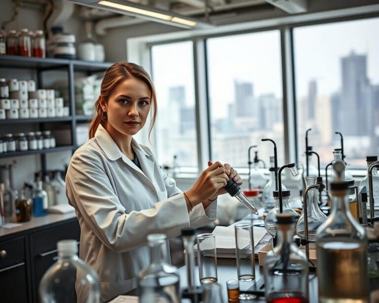 Karriereweg einer Chemielaborantin