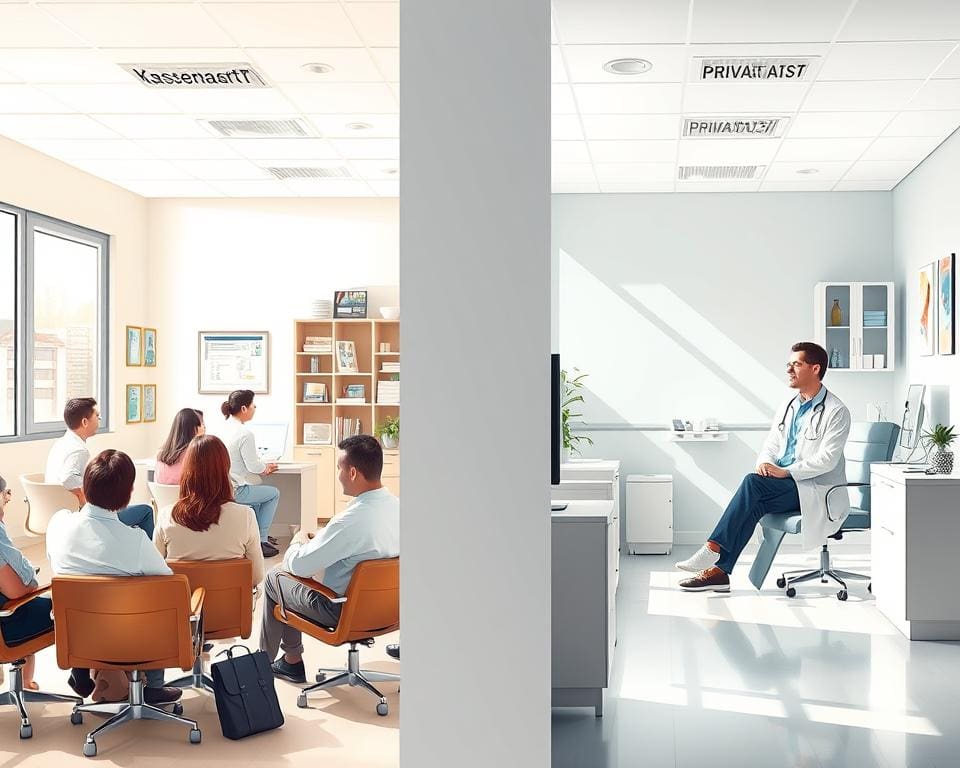 Kassenarzt vs. Privatarzt