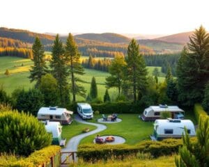 Campingplätze und Glamping-Abenteuer erleben