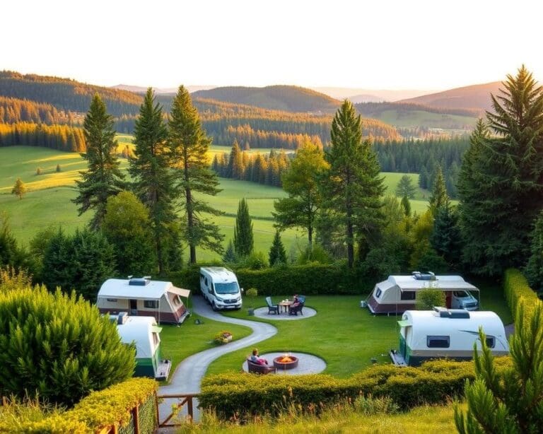 Campingplätze und Glamping-Abenteuer erleben