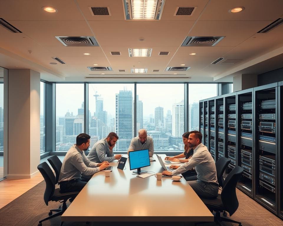 Integration von IT-Support in Unternehmensnetzwerk