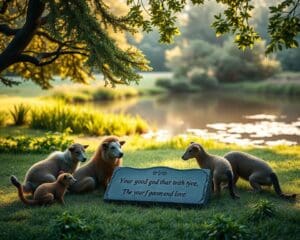 Trauersprüche Tiere – welche Worte spenden Kraft?