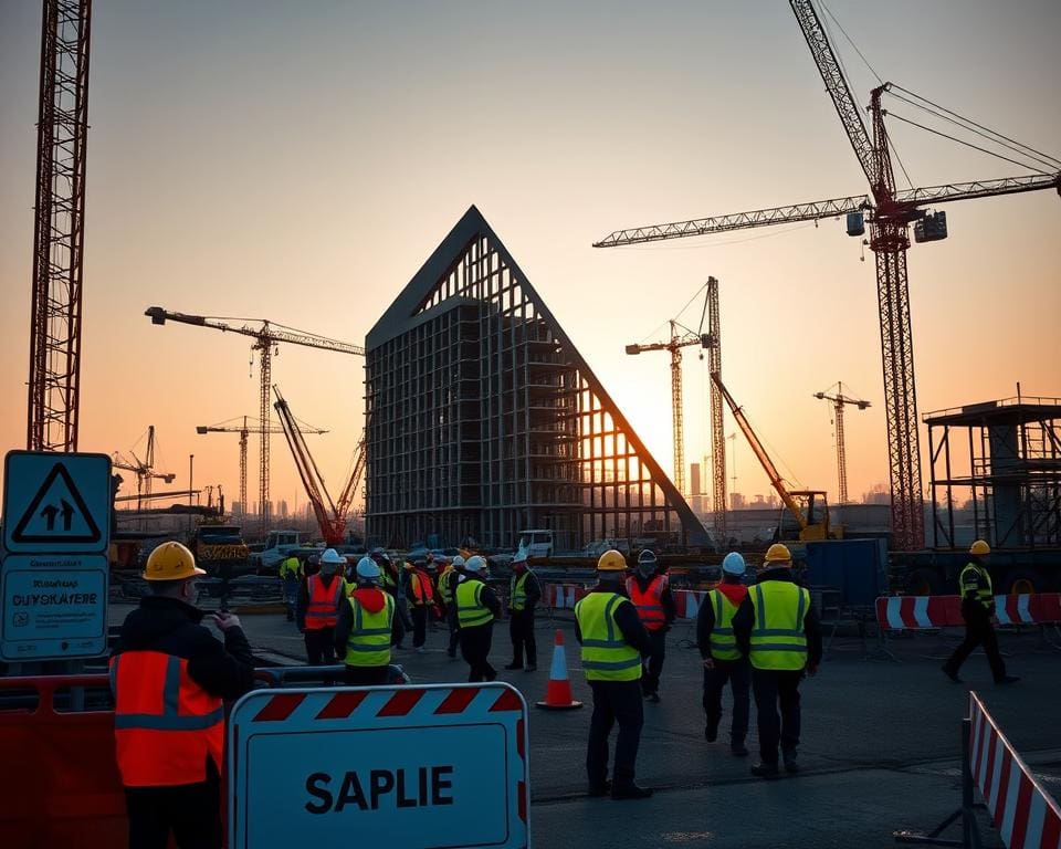 Arbeiten auf der Baustelle – Sicherheit und Teamarbeit