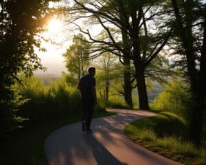 Warum sollte man täglich spazieren gehen?