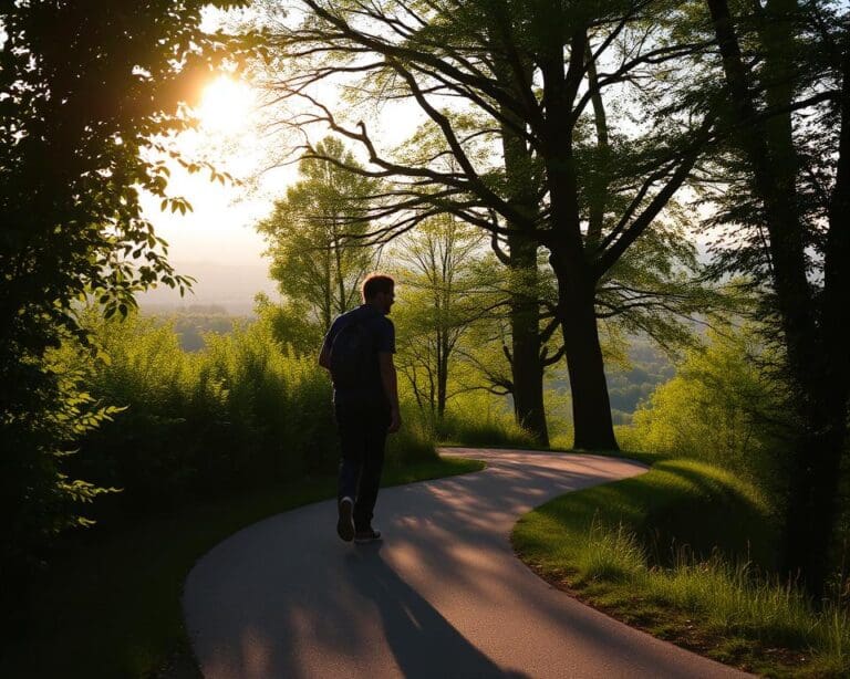 Warum sollte man täglich spazieren gehen?