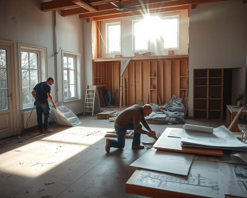 Welche Schritte helfen beim Umbau einer Wohnung?
