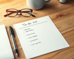 Wie baue ich eine effektive To-do-Liste auf?