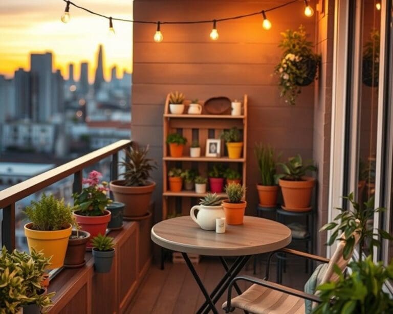 Wie wird ein Balkon mit wenig Budget wohnlich?