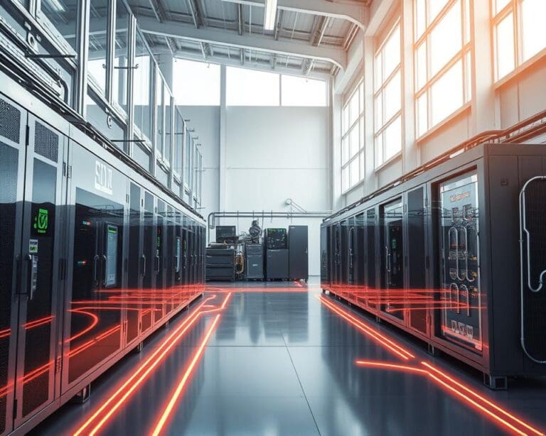 Energieflüsse in industriellen Speichersystemen