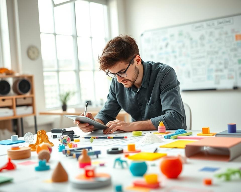 Wie arbeitet ein Produktdesigner an Innovationen?