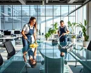Wie unterstützt ein Reinigungsservice Gewerbekunden?