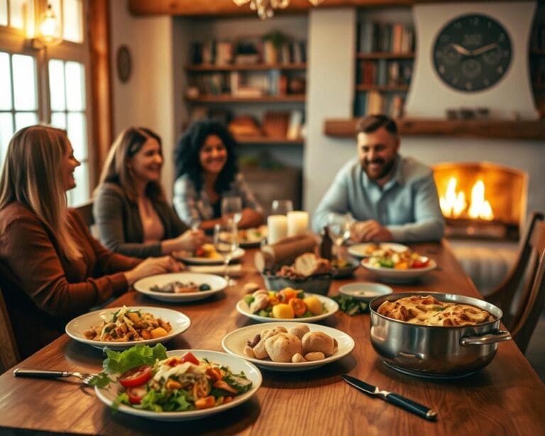 Warum sind gemütliche Abendessen so entspannend?