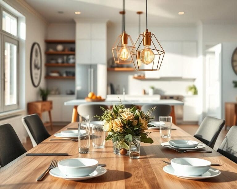 Wie passen Hängelampen für Esszimmer und Küche zu modernen Stilen?