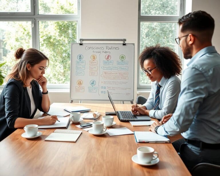 Wie schafft man bewusste Routinen?