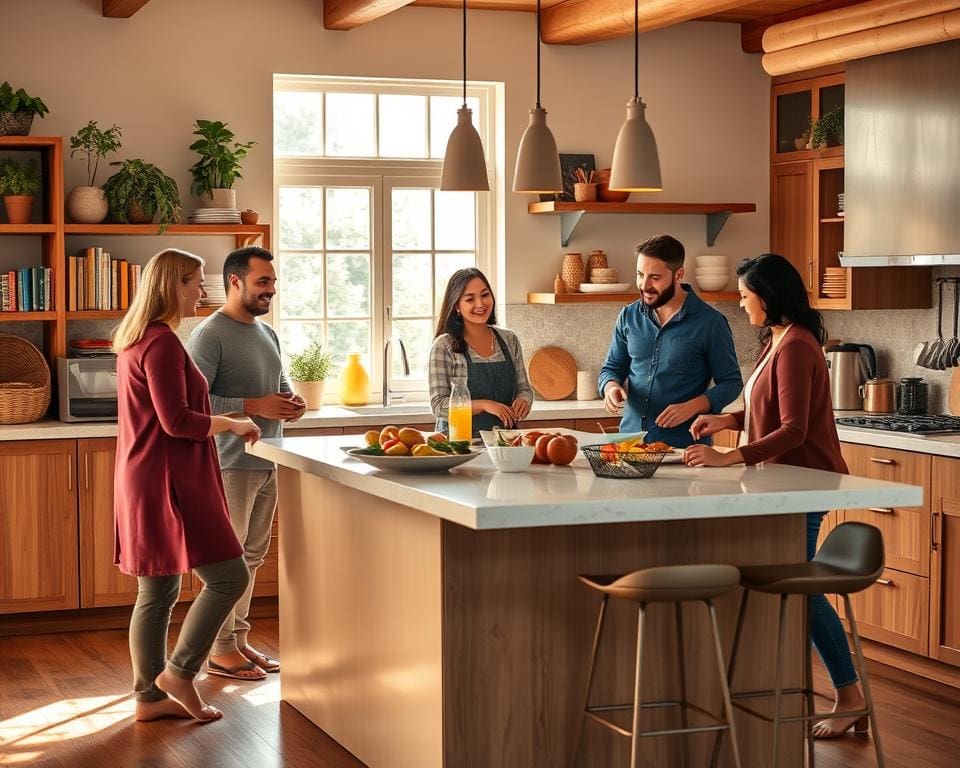 Wie wird die Küche zum Treffpunkt?