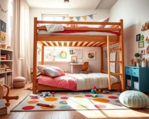Wie gestaltet man ein Kinderzimmer mit Hochbett?