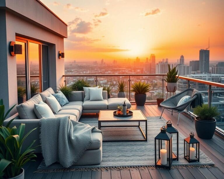 Wie gestaltet man einen Balkon mit Loungemöbeln?