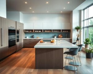 Wie richtet man eine Küche mit Kochinsel ein?