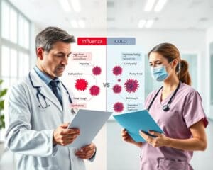 Grippe vs Erkältung Unterschied