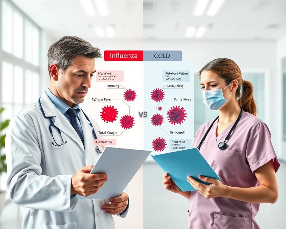 Grippe vs Erkältung Unterschied