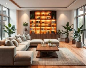 Wohnzimmer modern gemütlich