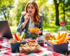 gesunde Snacks unterwegs