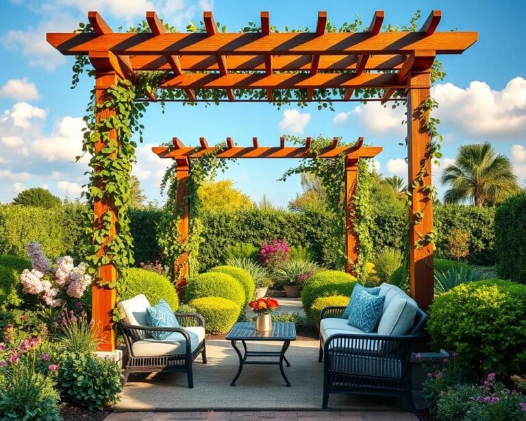 Pergola im Garten