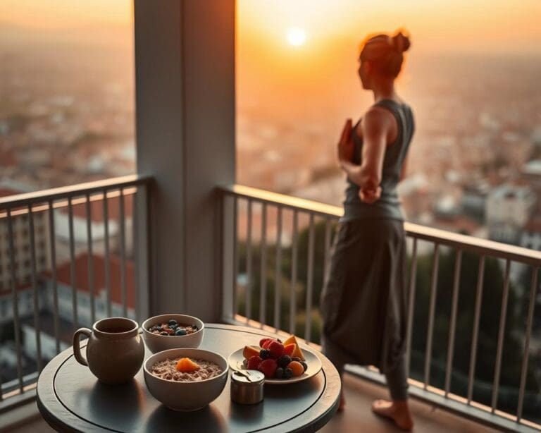 gesunde Morgenroutine