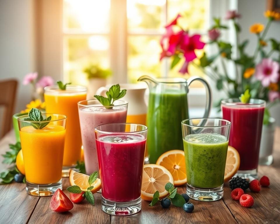 vitaminreiche Getränke